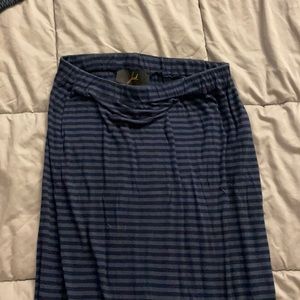 Jack. Striped Maxi Skirt
